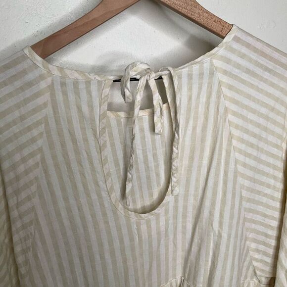 Urban Outfitters Dobby Puff Sleeve Babydoll Dress - Picture 5 of 8